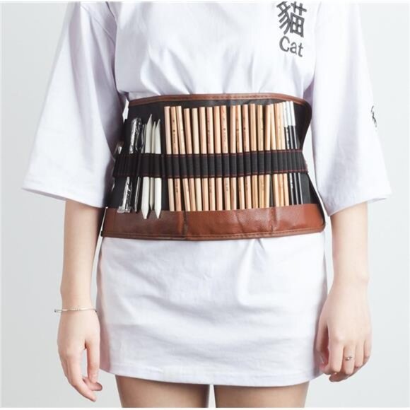 29 Pieces Professional Sketching & Drawing Art Tool Kit With Graphite Pencils, - Picture 6 of 7